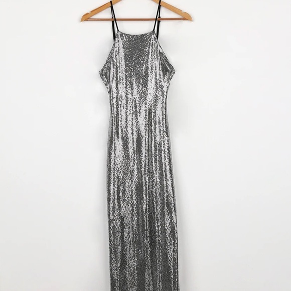 Lulus Dresses & Skirts - NWT Still in Package! Silver Shimmer Gown
